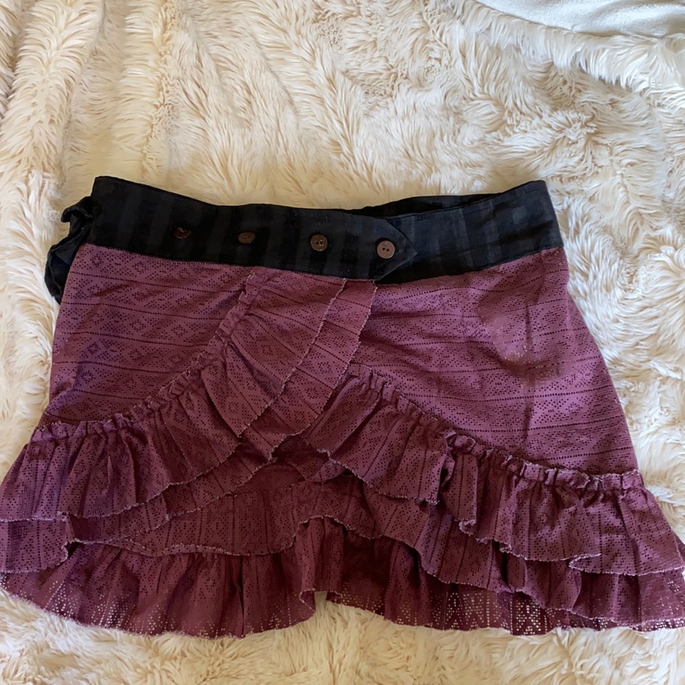 Purple festival skirt
